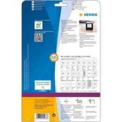 Herma Universaletiketten 5087, Special, Weiß, ZIP-Disk-Etiketten, 59 X 50mm, 25 Blatt, 375 Stück -Geschäft Für Bürobedarf c976768267ffd5d7f99a68f79a19e6acfb5468e8 universaletiketten herma 5087 special weiss