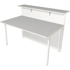 Kerkmann Empfangstheke Atlantis, Weiß / Weiß, 410 X 110 X 92cm, Mit Anbautisch -Geschäft Für Bürobedarf ca1e63b6939b1999a5512fe59da918531529c888 empfangstheke kerkmann atlantis