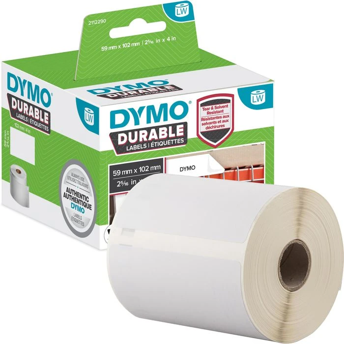 Dymo Dymo-Etiketten 1933088, 2112290 Weiß, 102x59mm 1 Rolle Adress-Etiketten Kunststoff Permanent 3 Dymo Dymo-Etiketten 1933088, 2112290 Weiß, 102x59mm 1 Rolle Adress-Etiketten Kunststoff Permanent