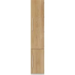 Röhr Aktenschrank Objekt.pur, Aus Massivholz, 40 X 220,5 X 42cm, Eiche / Weiß, Anschlag Rechts -Geschäft Für Bürobedarf cd6c8cb9684b12f23ff1e35814953814b0ba759c aktenschrank roehr objekt.pur aus massivholz