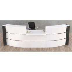 Kerkmann Empfangstheke Bari 3564, Weiß / Weiß, 357,5 X 112 X122,5cm Bogentheke M. Beratungsplatz -Geschäft Für Bürobedarf cd6dd831ed3f8db2e689aab04c7a48300ae6714e empfangstheke kerkmann bari 3564 weiss weiss