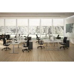 Quadrifoglio Schreibtisch Idea+ Tube, Maße: 180 X 80cm, Grau / Silber -Geschäft Für Bürobedarf cef3eb2ba0beffb51a94ea09f7870cc1f6112302 schreibtisch quadrifoglio idea plus tube