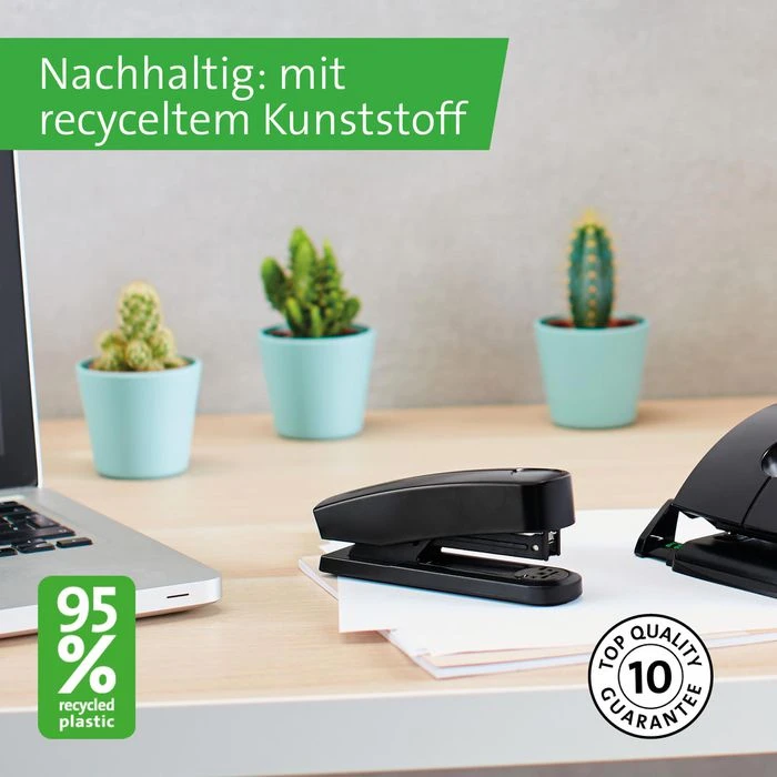 Novus Heftgerät B2 Re+new, 020-1931, Heftleistung 25 Blatt, Schwarz 4 Novus Heftgerät B2 Re+new, 020-1931, Heftleistung 25 Blatt, Schwarz – Bild 2