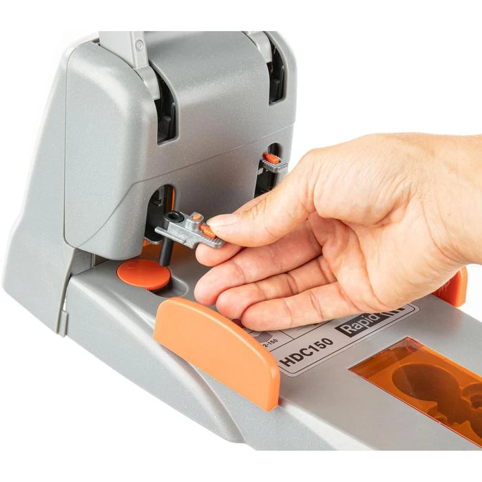 Rapid Locher HDC 150, Silber, Registraturlocher, Stanzleistung Ca. 150 Blatt 6 Rapid Locher HDC 150, Silber, Registraturlocher, Stanzleistung Ca. 150 Blatt – Bild 4