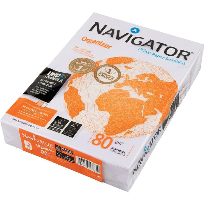 Navigator Organizer A4 80g Gelocht Kopierpapier 3 Navigator Organizer A4 80g Gelocht Kopierpapier