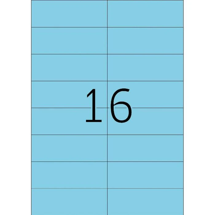 Herma Universaletiketten 4258 Special, Blau, 105 X 37mm, 100 Blatt, 1600 Stück 7 Herma Universaletiketten 4258 Special, Blau, 105 X 37mm, 100 Blatt, 1600 Stück – Bild 5