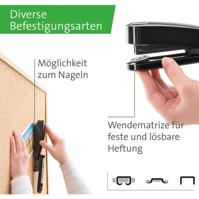 Novus Heftgerät B2 Re+new, 020-1931, Heftleistung 25 Blatt, Schwarz 6 Novus Heftgerät B2 Re+new, 020-1931, Heftleistung 25 Blatt, Schwarz – Bild 4