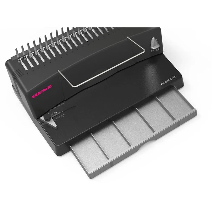 Renz Private Bind Plastikbindegerät A4 21 Ringe 4 Renz Private Bind Plastikbindegerät A4 21 Ringe – Bild 2