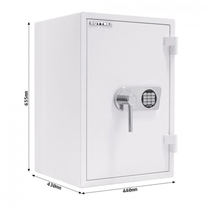 Rottner Tresor Atlas Fire 65 EL, EN 1, Innentresor, Weiß, 65,5 X 44cm, Mit Elektronikschloss, 155kg – Bild 5
