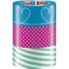 Tesa Klebeband 51118, 50mm X 25m, KernØ 76mm, Bunt, Mit Motiv, 3 Stück