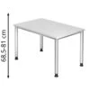 Hammerbacher Schreibtisch H-Serie, Weiß, Höhenverstellbar, 120 X 68,5-81 X 80cm -Geschäft Für Bürobedarf e4044b08d3e87e76e06c920865c1ea6086454726 schreibtisch hammerbacher h serie weiss