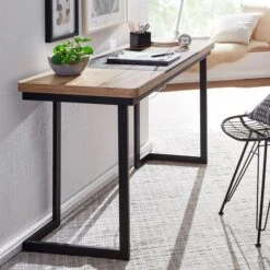 Wohnling Schreibtisch WL6.319, Braun, Maße: 140 X 76cm -Geschäft Für Bürobedarf e5225936856b19a0b9051593838b5d05e255bea6 schreibtisch wohnling wl6.319 braun