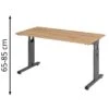 Hammerbacher Schreibtisch O-Serie, Asteiche, Verstellbar, 140 X 65-85 X 67,2cm, Mini Office 2 Hammerbacher Schreibtisch O-Serie, Asteiche, Verstellbar, 140 X 65-85 X 67,2cm, Mini Office -Geschäft Für Bürobedarf e559068c27d6aa612e830efabf87acb0b14a9adb schreibtisch hammerbacher o serie asteiche