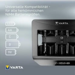Varta Akku-Ladegerät LCD Universal Charger+ 57688, Für 4 NiMH Akkus, Mit USB -Geschäft Für Bürobedarf e5b505257a27ac2e4871398c78bccc275d6ee1ac akku ladegeraet varta lcd universal charger plus 57688