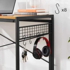 Vasagle Schreibtisch LWD042B05, Honigbraun, Maße: 100 X 60cm, Klappbar -Geschäft Für Bürobedarf e66d46d5e972a25ce29266f7389e82383723721b schreibtisch vasagle lwd042b05 honigbraun