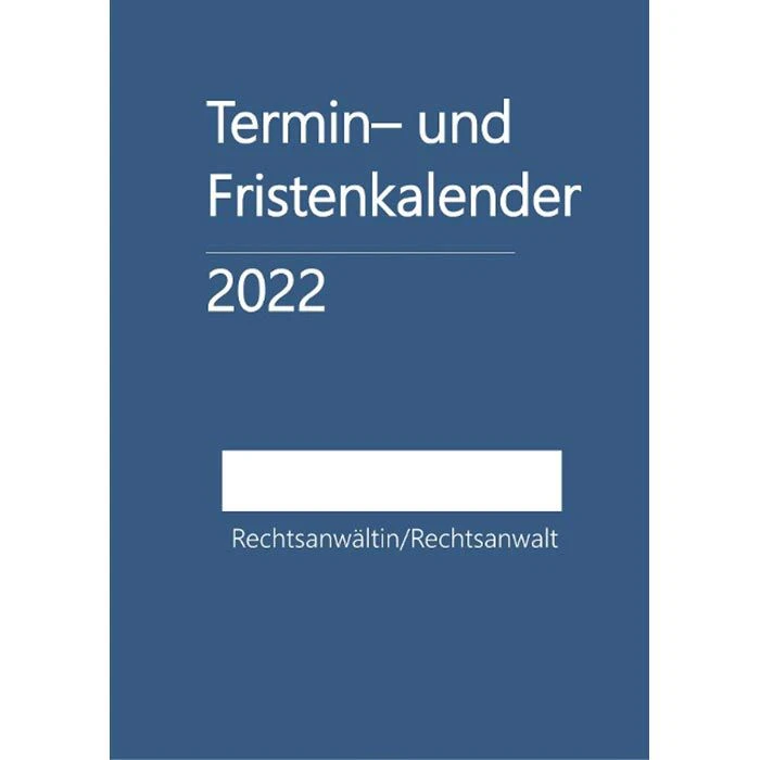 Hemili-Haus Fristenkalender Jahr 2022, 1 Tag Auf 1 Seite, Blau, A4 3 Hemili-Haus Fristenkalender Jahr 2022, 1 Tag Auf 1 Seite, Blau, A4
