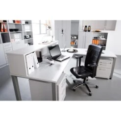 Hammerbacher Schreibtisch Q-Serie, Weiß, Höhenverstellbar, 80 X 68-83,5 X 80cm -Geschäft Für Bürobedarf e7f4c4579e2d1d03339ca3c2a7221dd91db08f24 schreibtisch hammerbacher q serie weiss