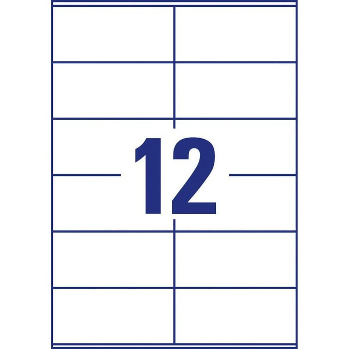 Zweckform Universaletiketten 3424-10, Weiß, 105 X 48mm, 10 Blatt, 120 Stück 7 Zweckform Universaletiketten 3424-10, Weiß, 105 X 48mm, 10 Blatt, 120 Stück – Bild 5