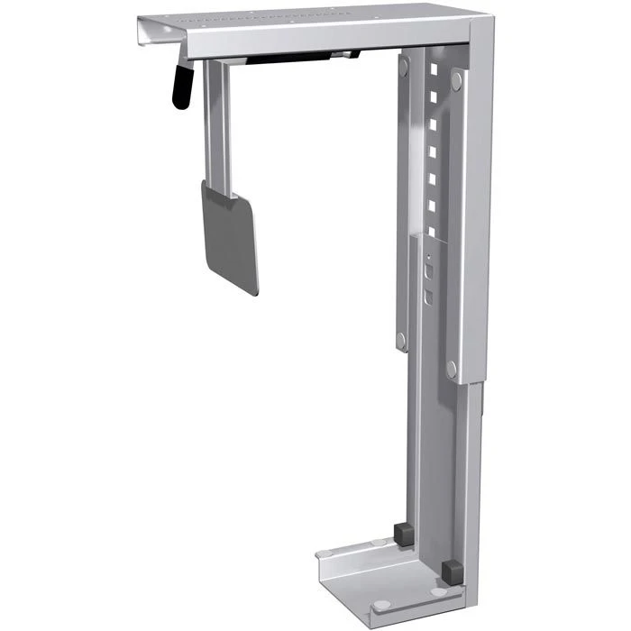 PC-Halterung Geramöbel Zum Unterbau Für Schreibtische, Silber 3 PC-Halterung Geramöbel Zum Unterbau Für Schreibtische, Silber