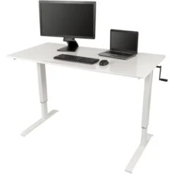 Luxor Schreibtisch SUD-C-W-160, Weiß, Manuell Verstellbar Mit Kurbel 160 X 75-115 X 80cm 8 Luxor Schreibtisch SUD-C-W-160, Weiß, Manuell Verstellbar Mit Kurbel 160 X 75-115 X 80cm -Geschäft Für Bürobedarf f3c34964a8e2a5c2568b500a5bc71f23205b27a5 schreibtisch luxor sud c w 160 weiss