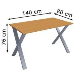 VCM Schreibtisch Lona, 914757, Buche, Maße: 140 X 80cm -Geschäft Für Bürobedarf f69827ce4f8bc2149a61ceb58e4bd55fccbafa02 schreibtisch vcm lona 914757 buche
