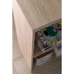 Wohnling Schreibtisch WL5.693, Sonoma Eiche, Mit Regalfach, Maße: 120 X 53cm -Geschäft Für Bürobedarf f8fce0f8551ac0009e87cc4b1704b436bed76291 schreibtisch wohnling wl5.693 sonoma eiche