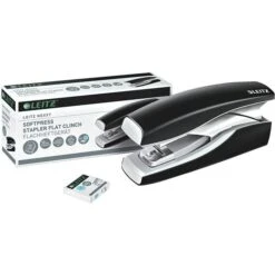 Leitz Heftgerät 5603-00-95, NeXXt Softpress, Flat-Clinch, Heftleistung 30 Blatt, Schwarz -Geschäft Für Bürobedarf fb3b788cb3db131f3525fa6bec02365060ea2444 heftgeraet leitz 5603 00 95 nexxt softpress