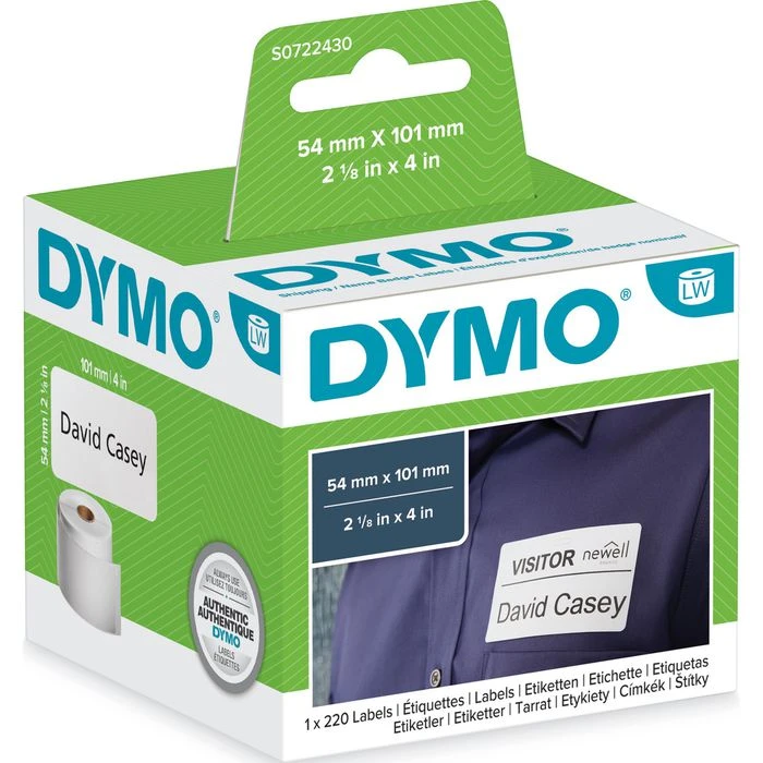 Dymo 99014 Etiketten Label S0722430 Versand Weiß 5 Dymo 99014 Etiketten Label S0722430 Versand Weiß – Bild 3