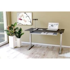 Kerkmann Schreibtisch Small Office, 10031013, Elektrisch Verstellbar 140 X 74-123 X 80 Anthrazit -Geschäft Für Bürobedarf fdf7125cc26a82be78b7c466a63dfc47f8156d72 schreibtisch kerkmann small office 10031013